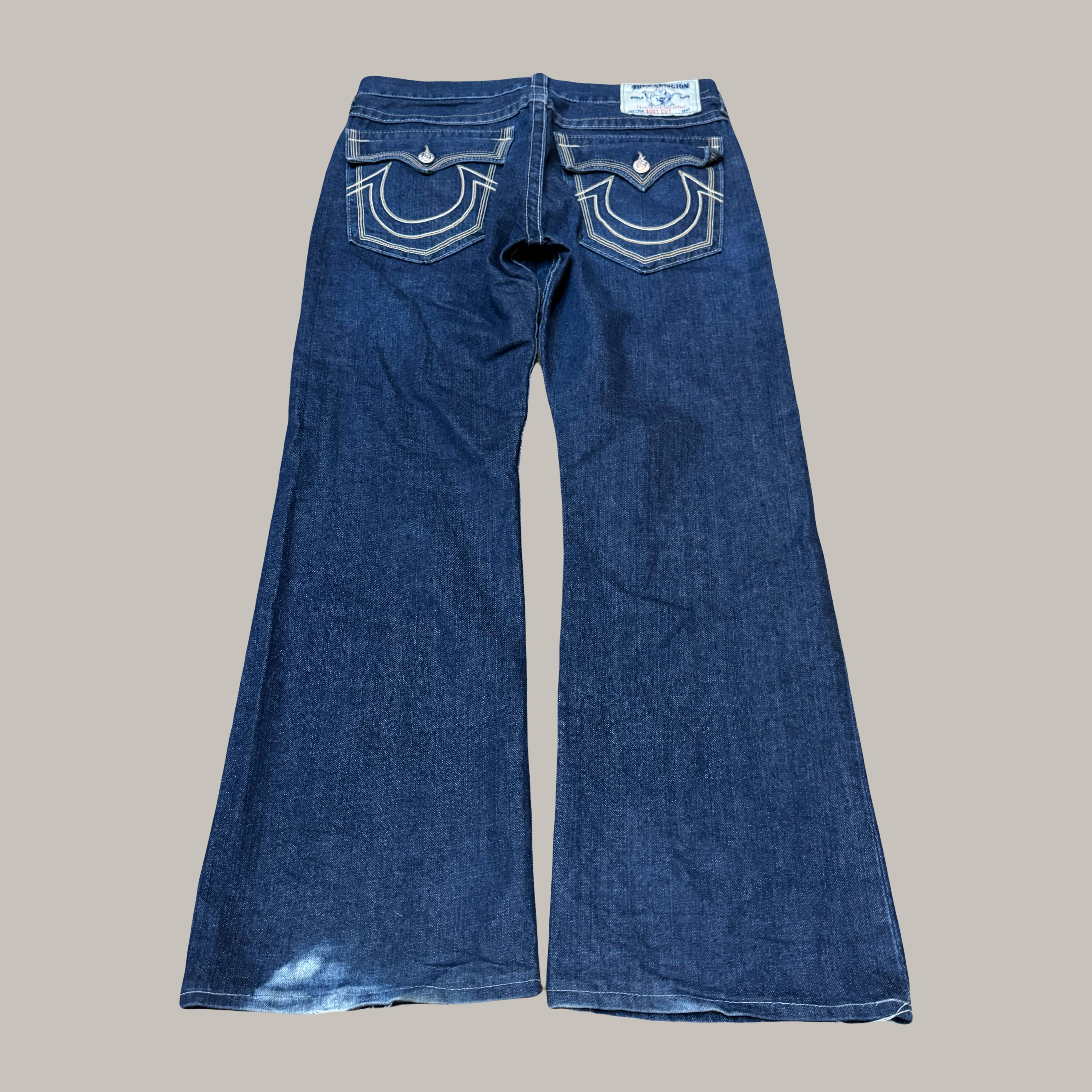 Billy white stitch Jeans(36)